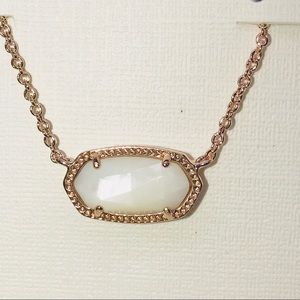 Kendra Scott Elisa Ivory pearl shell RSG Necklace